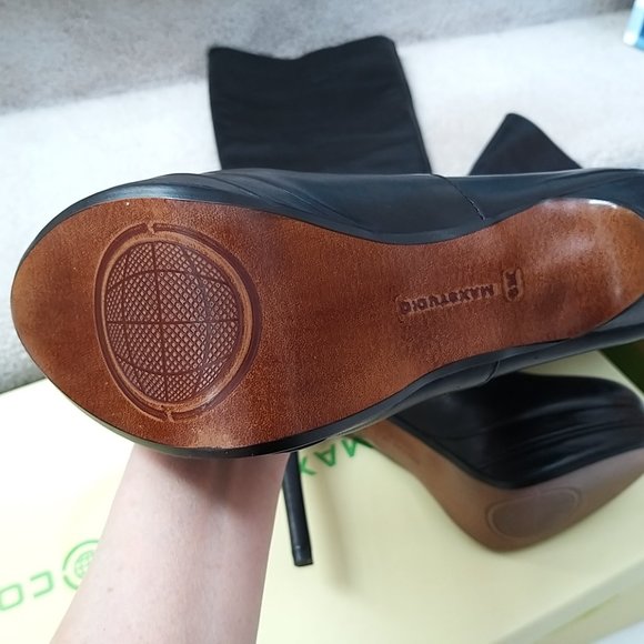 Maxstudio Apres KneeHigh leather stiletto Platform Size 6 - EUC - Picture 9 of 12